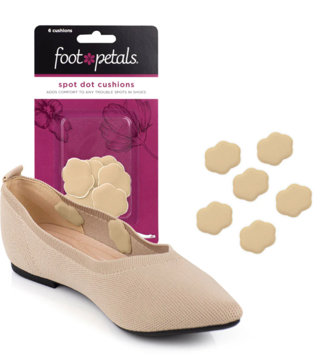 Foot Petals- Spot Dot Cushions KHAKI