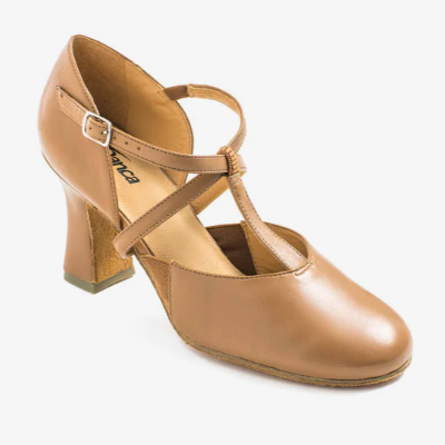 SD153 - Roxy 3” Heel Broadway T-Strap