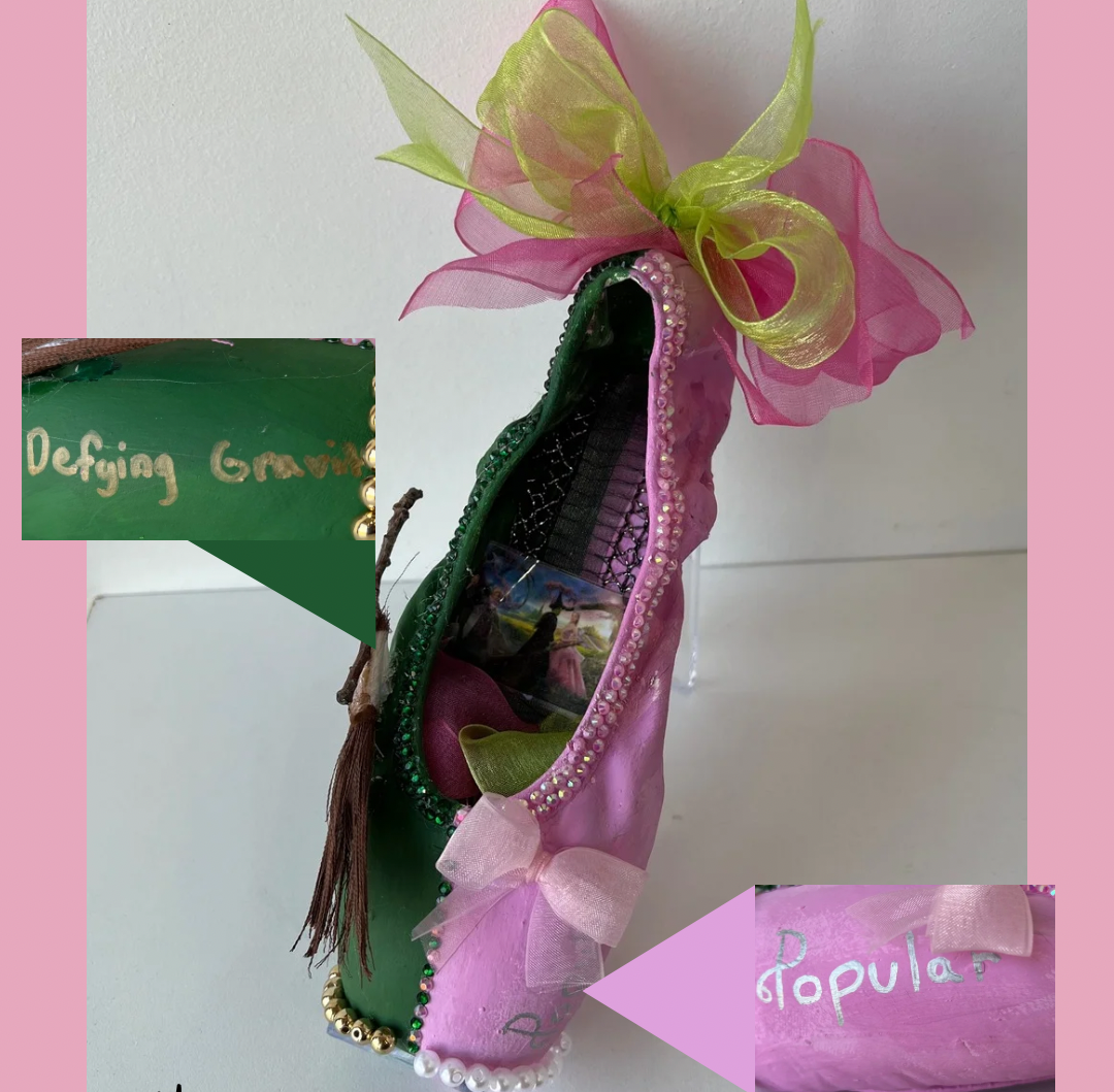Decorating Pointe Shoe