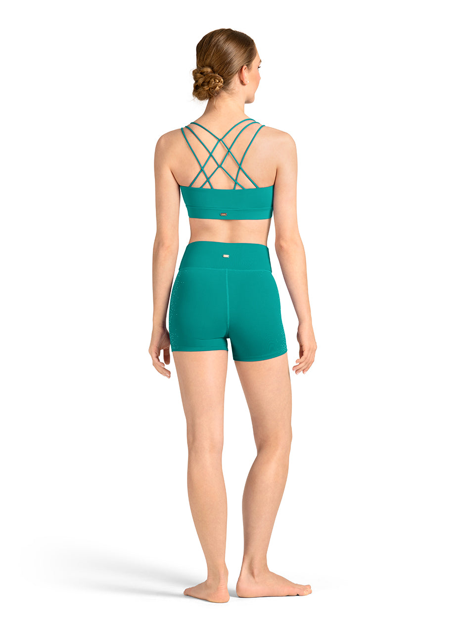 M30010L - Adult Strap Back Crop Top