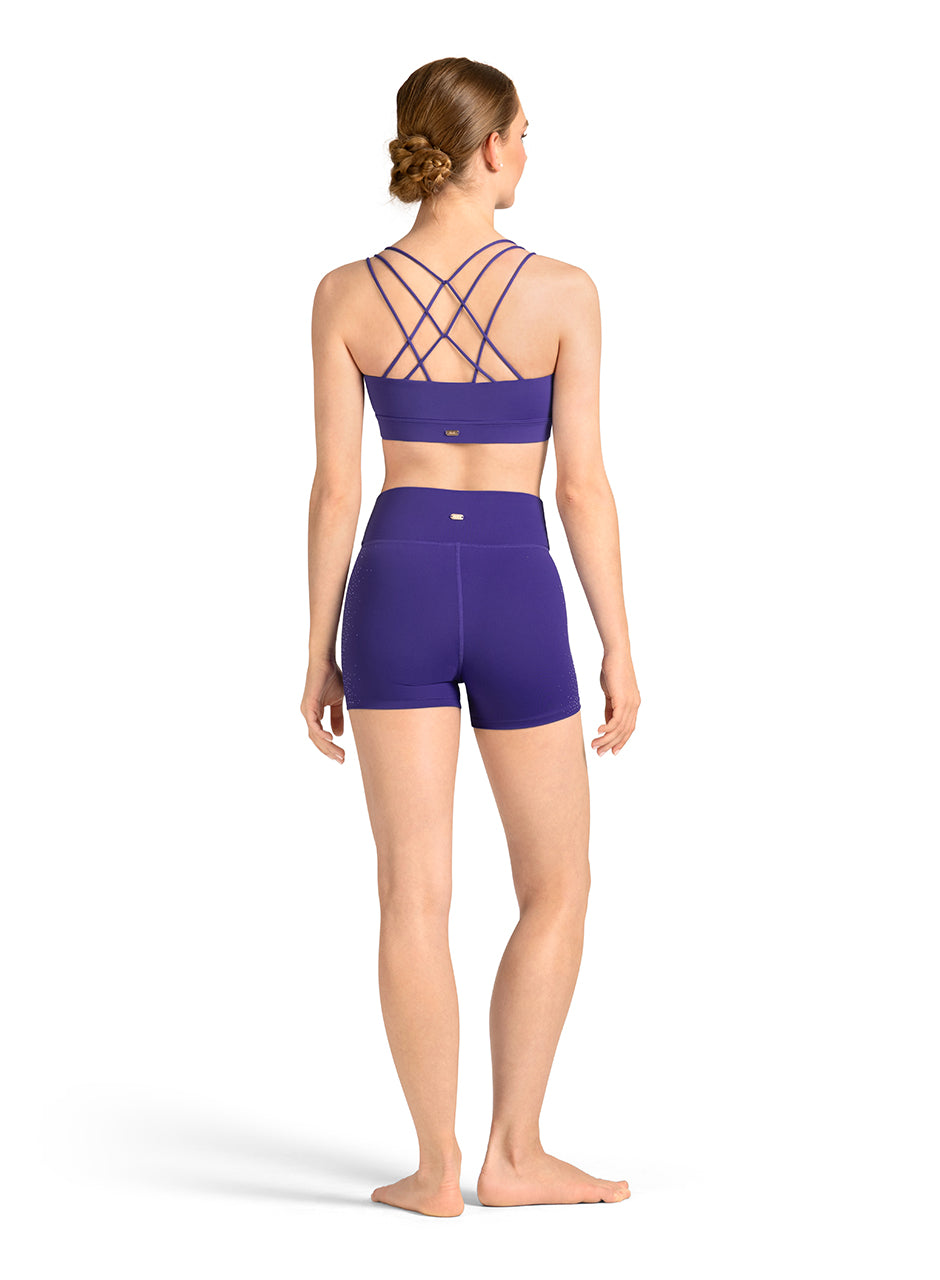 M30010L - Adult Strap Back Crop Top