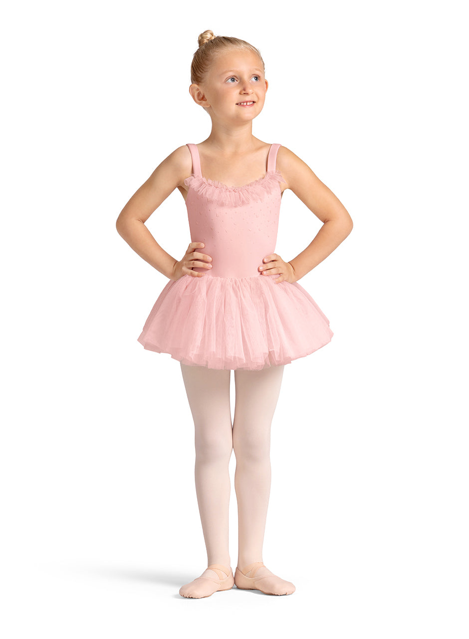 M50007C - Child Frill Neck Tutu Leo