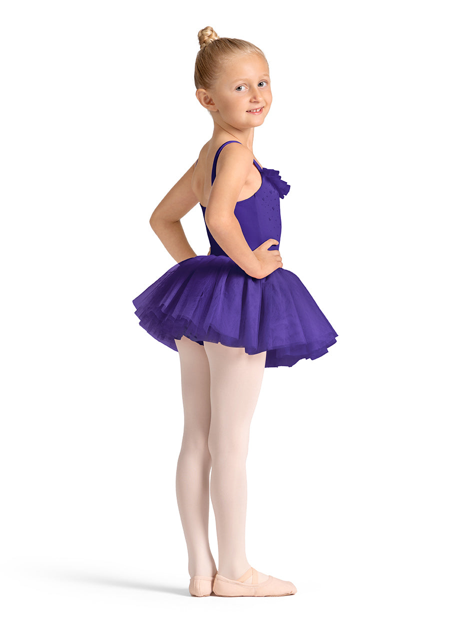 M50007C - Child Frill Neck Tutu Leo
