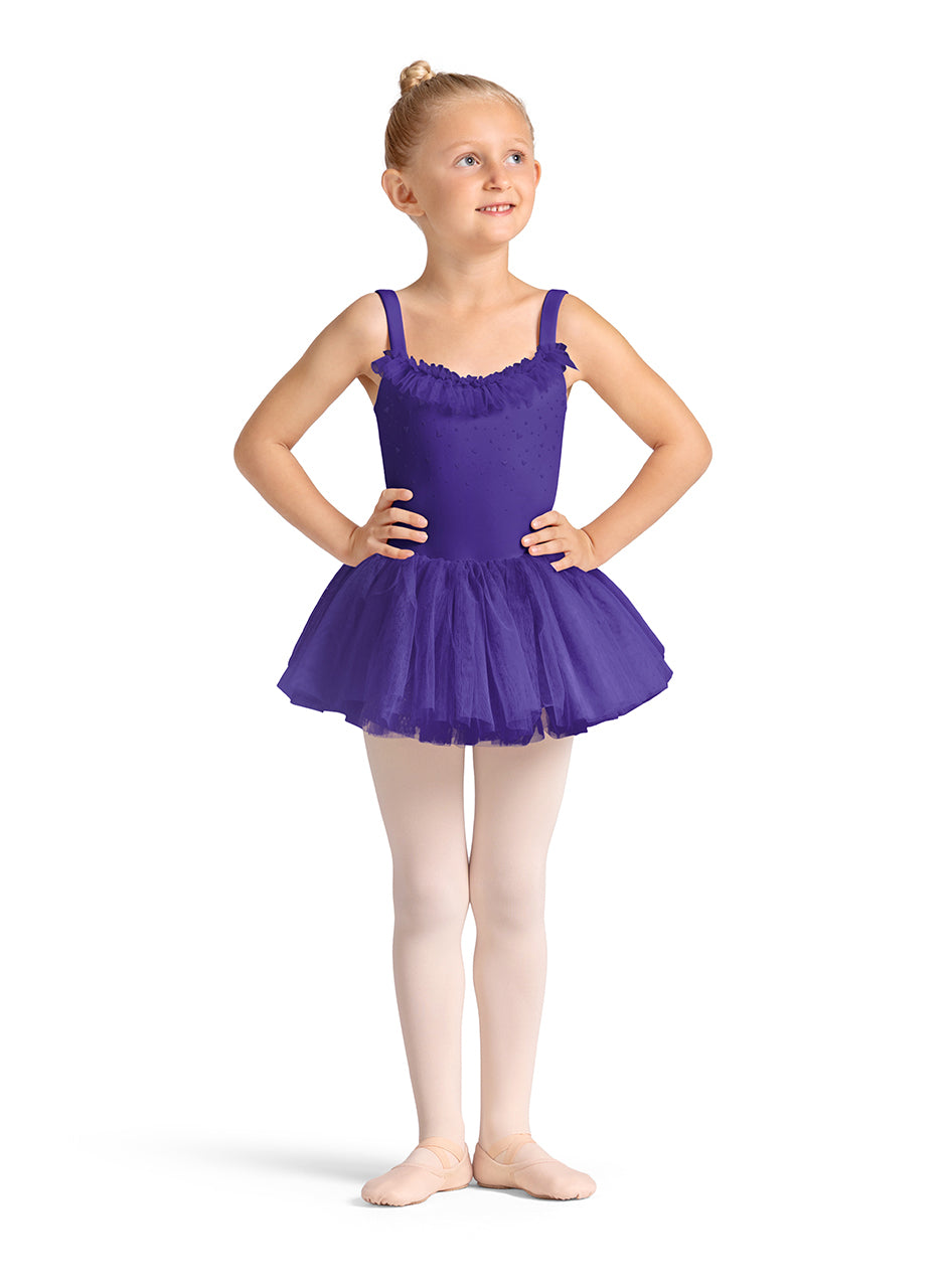 M50007C - Child Frill Neck Tutu Leo