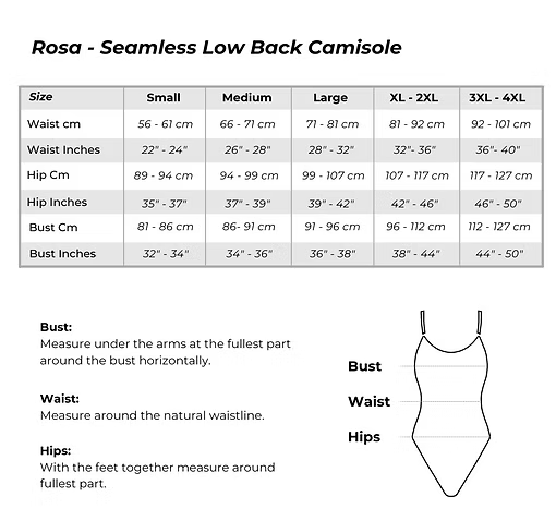 (SALE) Womens Seamless Low Back Camisole w/o Padding
