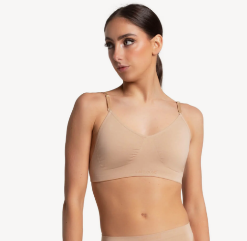 3683 - Plus Size Seamless Clear Back Bra