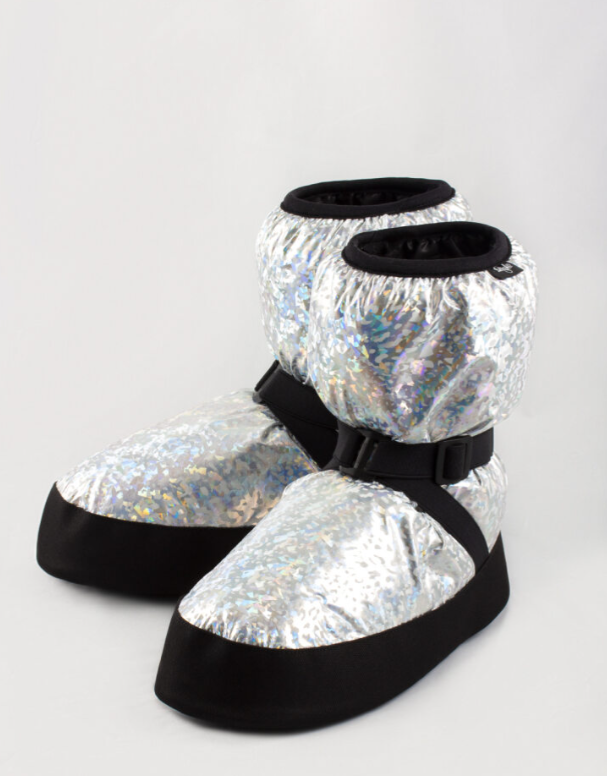 Nikolay Metallic Warm-Up Booties High Cut
