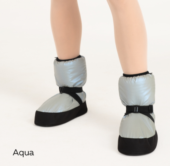 Nikolay Metallic Warm-Up Booties High Cut