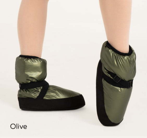 Nikolay Metallic Warm-Up Booties High Cut