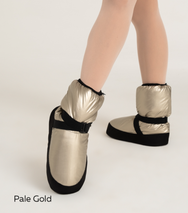 Nikolay Metallic Warm-Up Booties High Cut