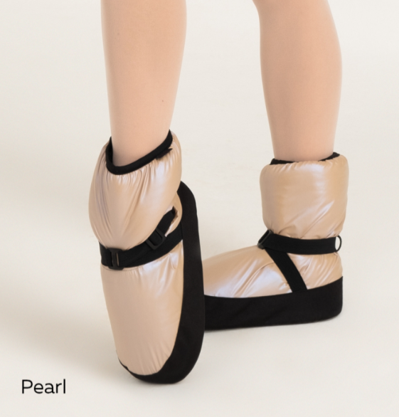 Nikolay Metallic Warm-Up Booties High Cut