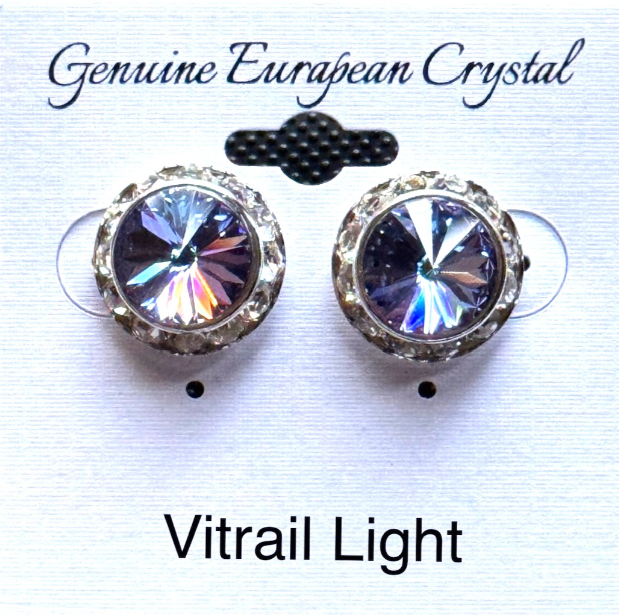 Large Colored Competiton Earrings (15MM)