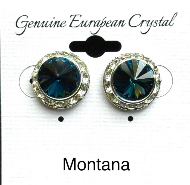 Large Colored Competiton Earrings (15MM)