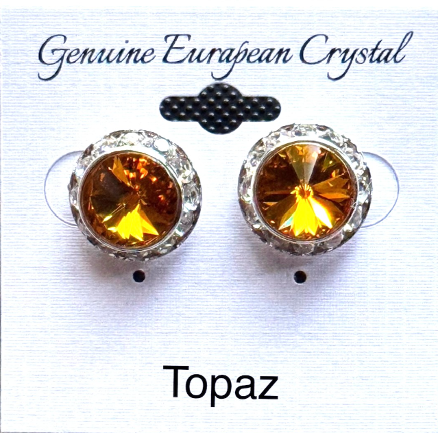 Large Colored Competiton Earrings (15MM)