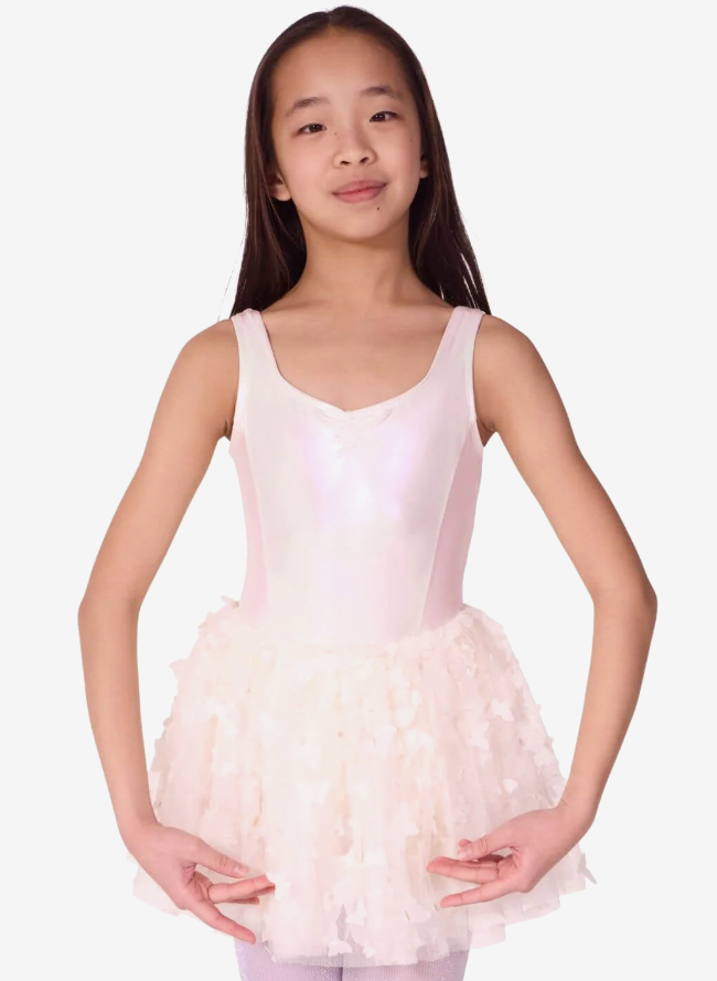 F12574C - Child Flutter Monarch Tutu Dress