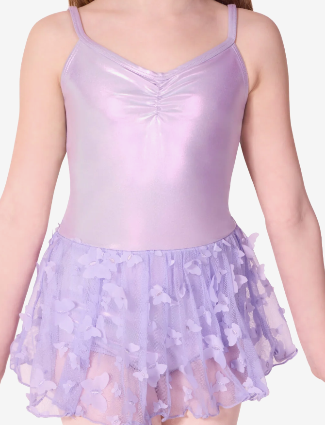 F12575C - Child Flutter Swallowtail Camisole Dress