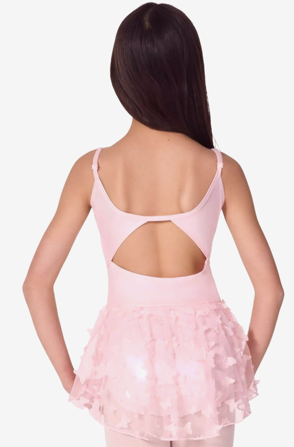 F12575C - Child Flutter Swallowtail Camisole Dress