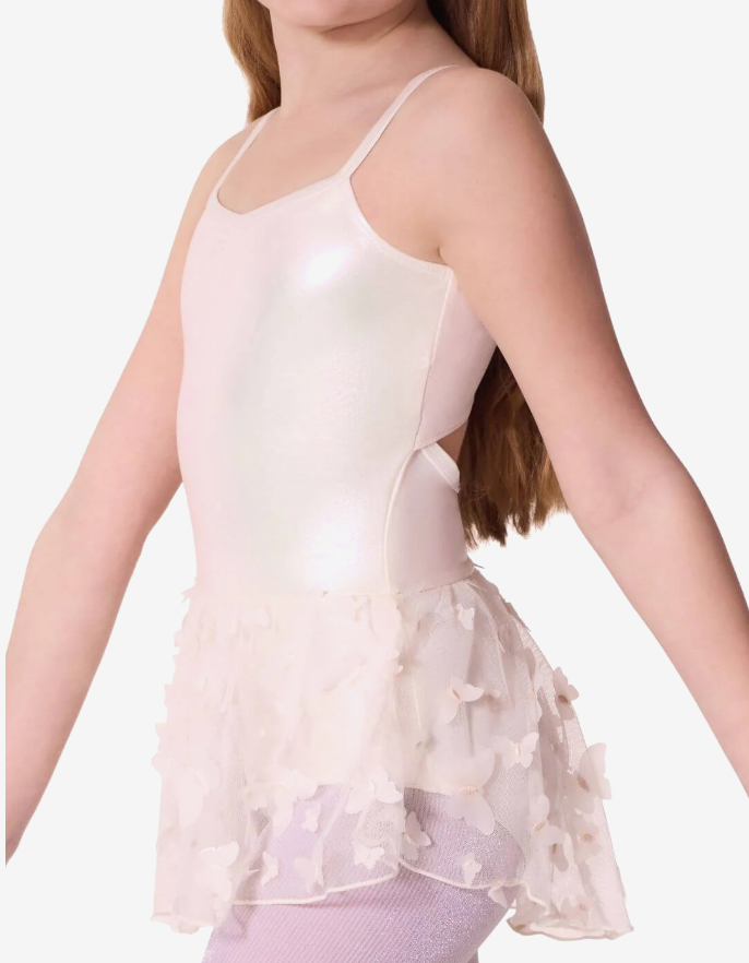 F12575C - Child Flutter Swallowtail Camisole Dress