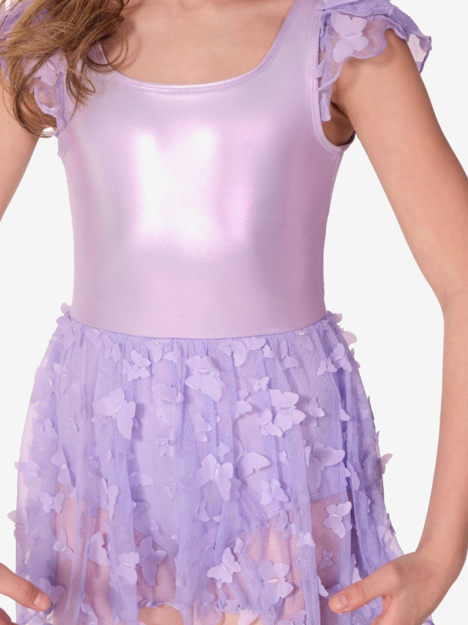 F12573C - Child Flutter Flight Tank Dress