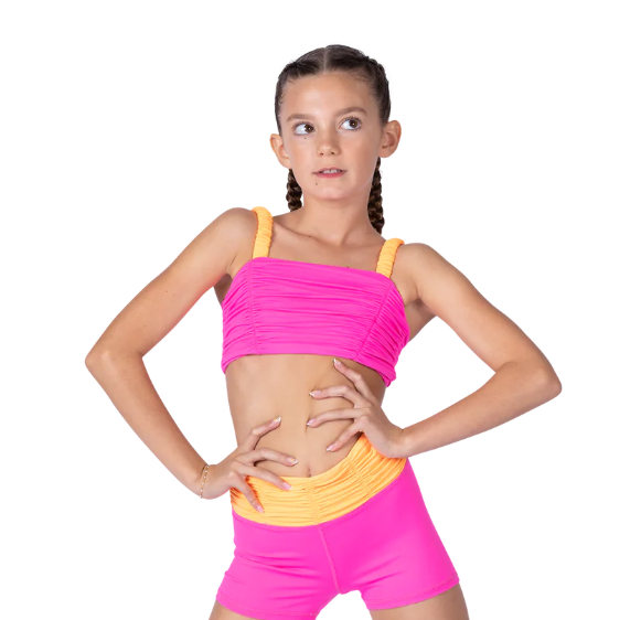 Child Sassy Scrunch Top