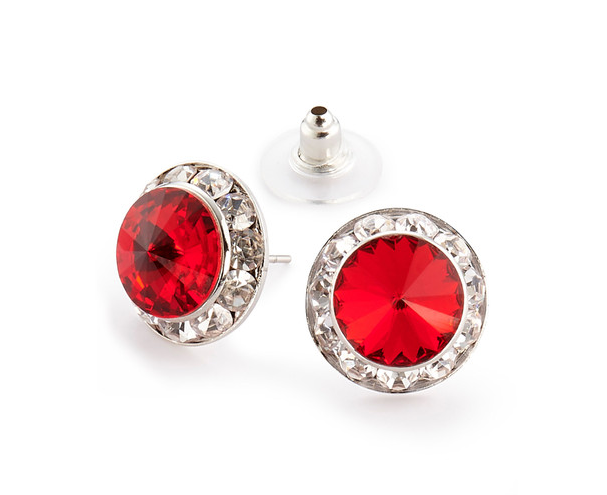 Large Colored Competiton Earrings (15MM)