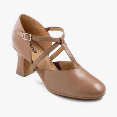 SD152 - Lola 2.5” Heel Broadway T-Strap